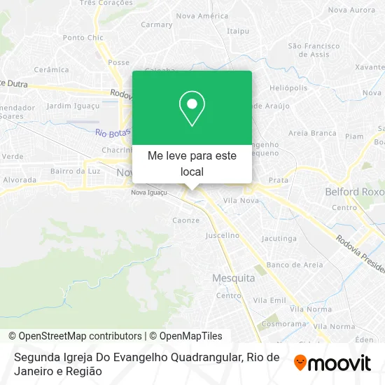 Segunda Igreja Do Evangelho Quadrangular mapa