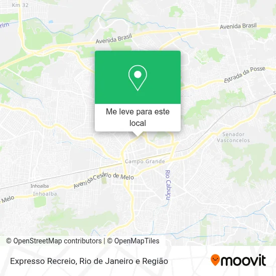 Expresso Recreio mapa