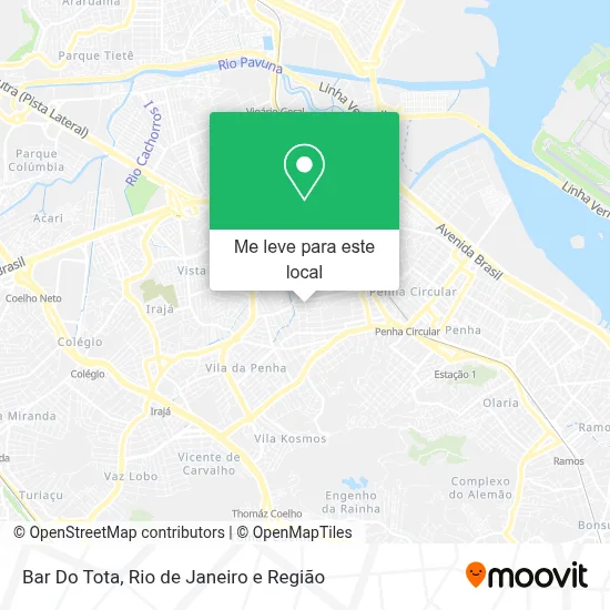 Bar Do Tota mapa