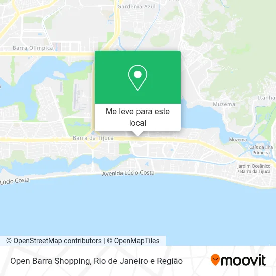 Open Barra Shopping mapa