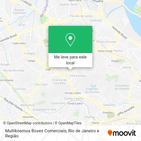 Multikosmos Boxes Comerciais mapa