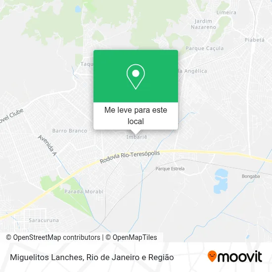 Miguelitos Lanches mapa