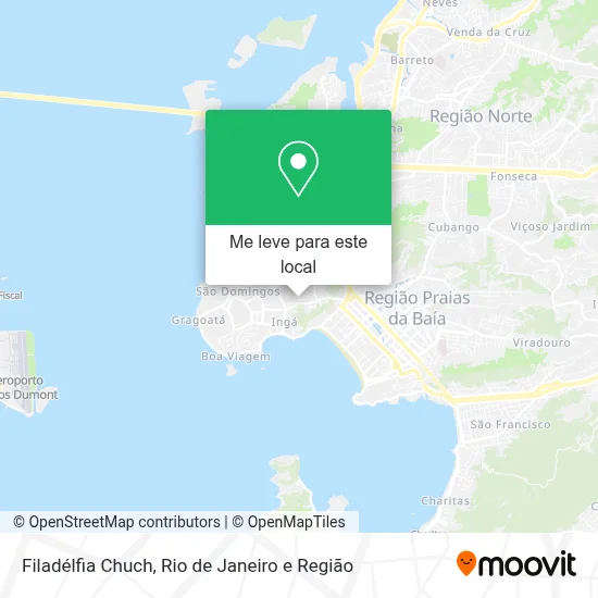 Filadélfia Chuch mapa