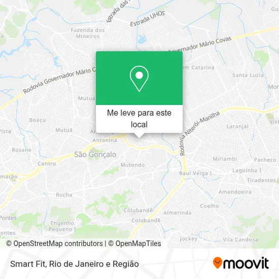 Smart Fit mapa