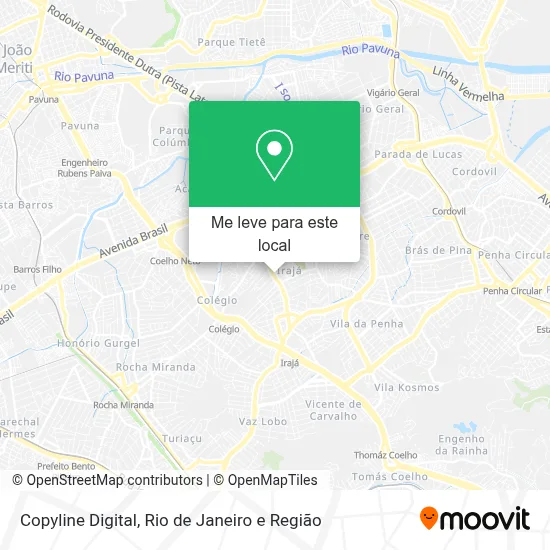 Copyline Digital mapa