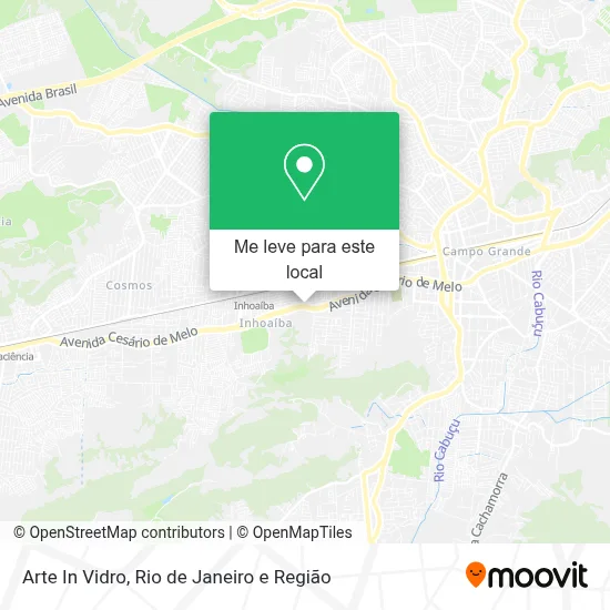 Arte In Vidro mapa