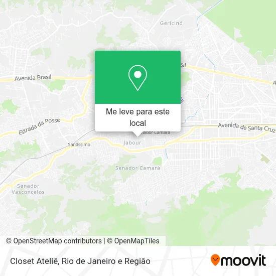 Closet Ateliê mapa
