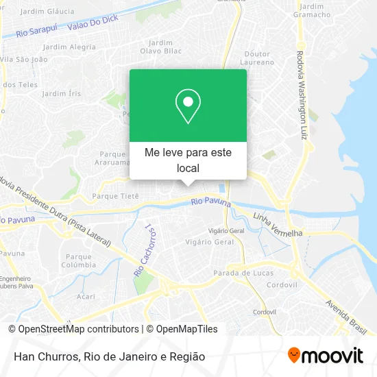 Han Churros mapa