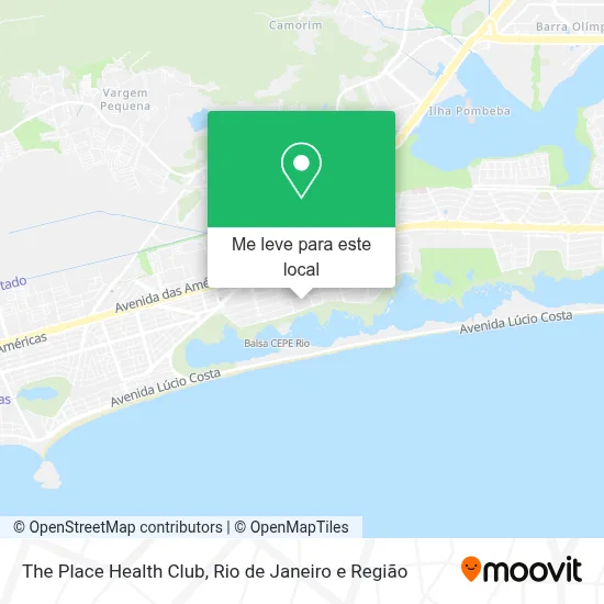 The Place Health Club mapa