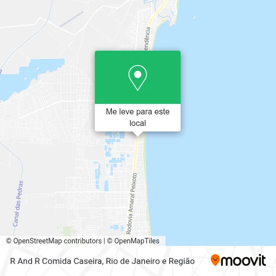 R And R Comida Caseira mapa