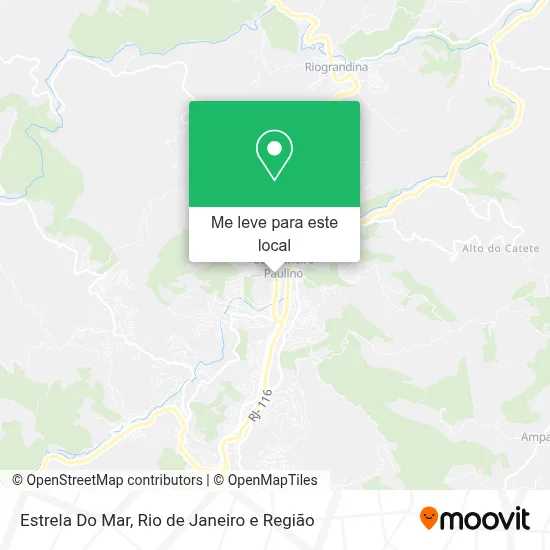 Estrela Do Mar mapa