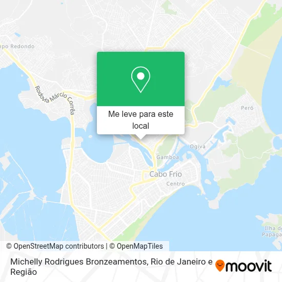 Michelly Rodrigues Bronzeamentos mapa