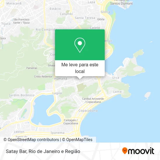 Satay Bar mapa