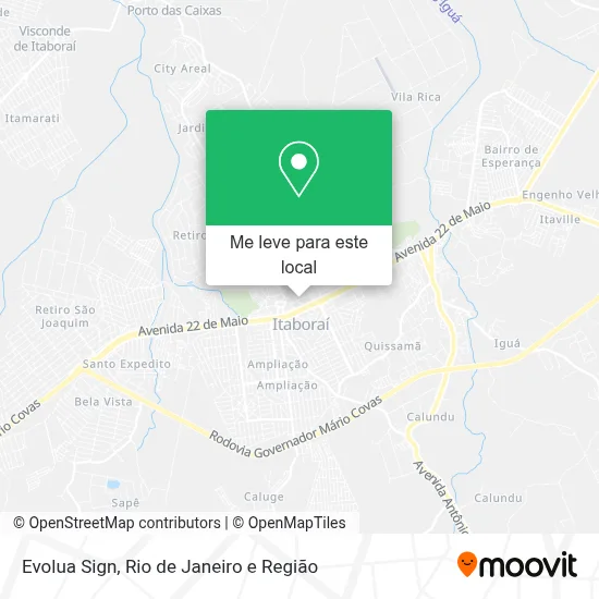 Evolua Sign mapa