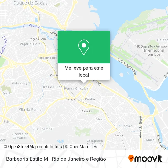 Barbearia Estilo M. mapa