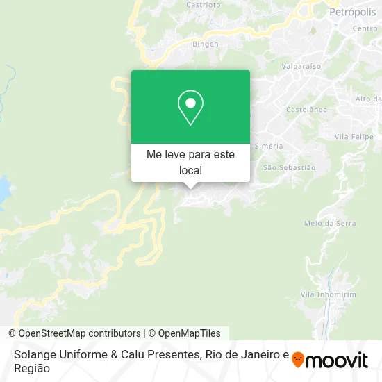 Solange Uniforme & Calu Presentes mapa