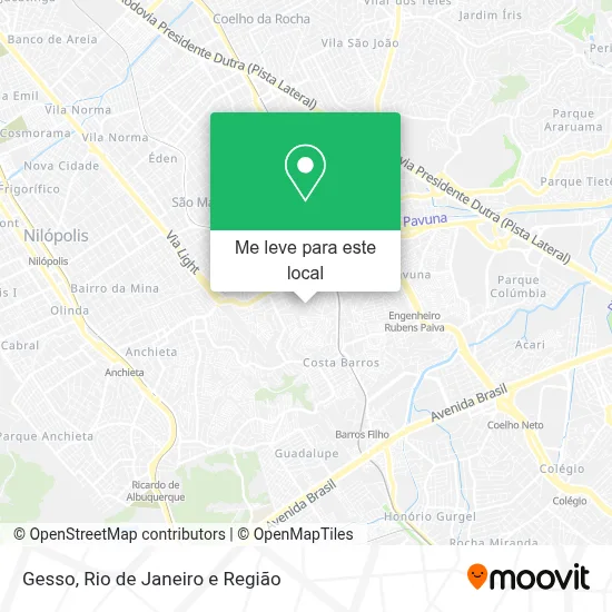 Gesso mapa