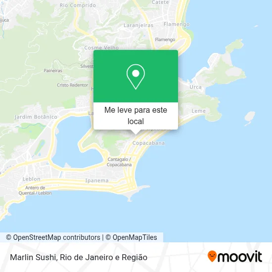 Marlin Sushi mapa