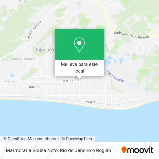 Marmoraria Souza Neto mapa