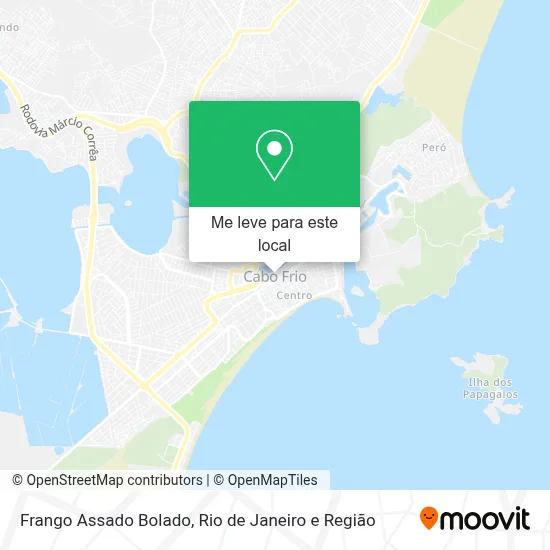 Frango Assado Bolado mapa