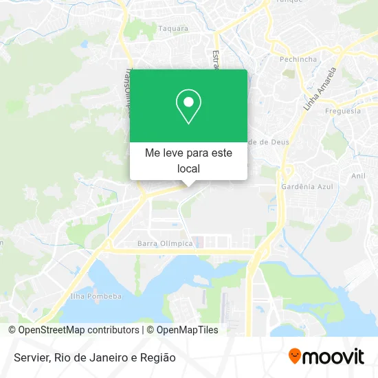 Servier mapa