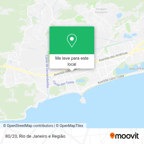 80/20 mapa