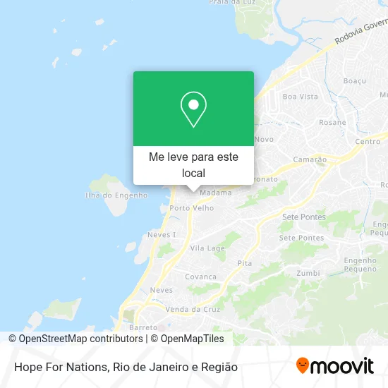 Hope For Nations mapa
