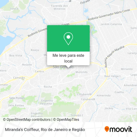 Miranda's Coiffeur mapa