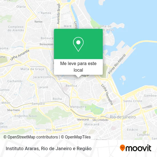 Instituto Araras mapa