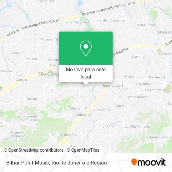 Bilhar Point Music mapa