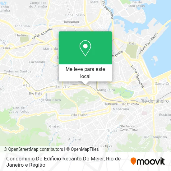 Condominio Do Edificio Recanto Do Meier mapa