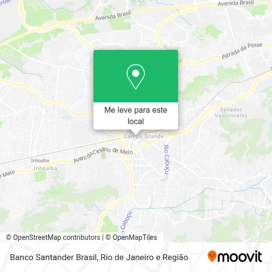 Banco Santander Brasil mapa