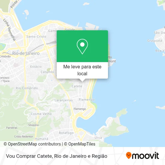 Vou Comprar Catete mapa