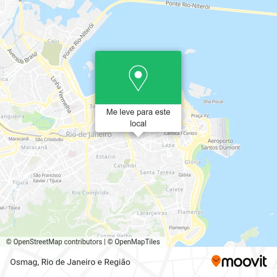 Osmag mapa