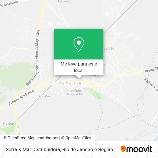 Serra & Mar Distribuidora mapa