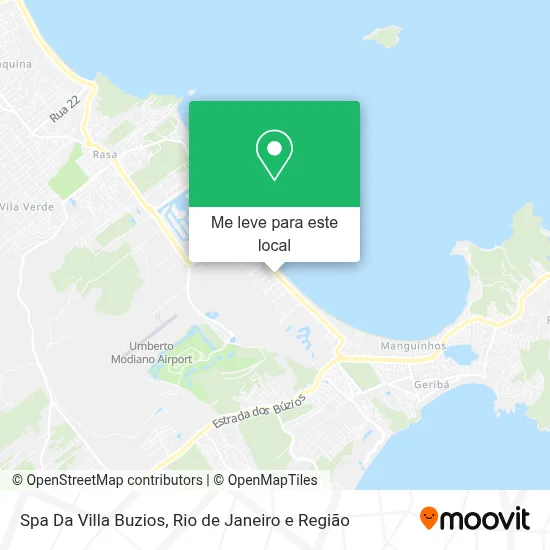 Spa Da Villa Buzios mapa