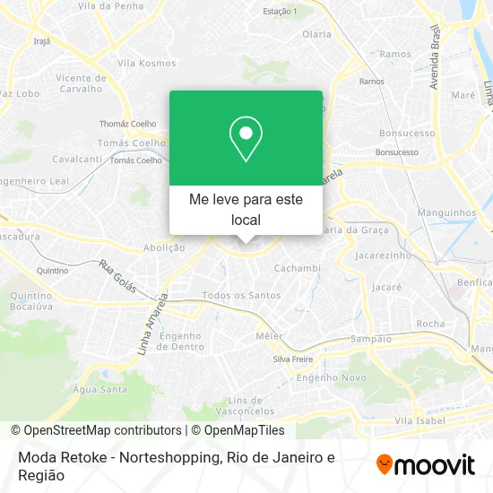 Moda Retoke - Norteshopping mapa
