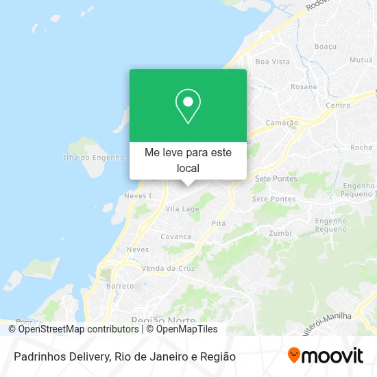 Padrinhos Delivery mapa