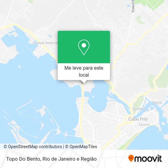 Topo Do Bento mapa