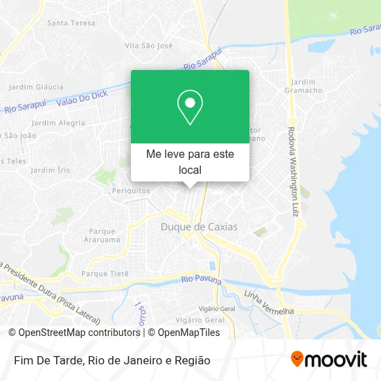 Fim De Tarde mapa