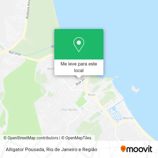 Alligator Pousada mapa