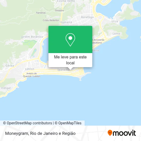 Moneygram mapa