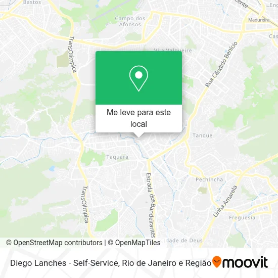 Diego Lanches - Self-Service mapa