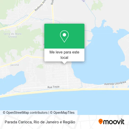 Parada Carioca mapa