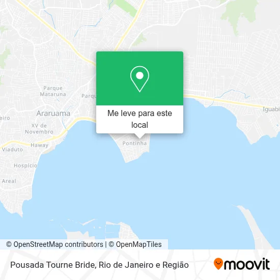 Pousada Tourne Bride mapa