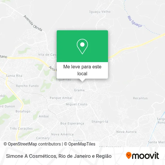 Simone A Cosméticos mapa