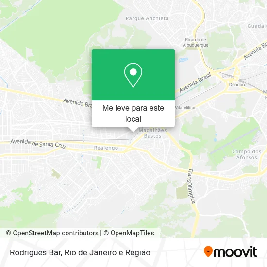 Rodrigues Bar mapa
