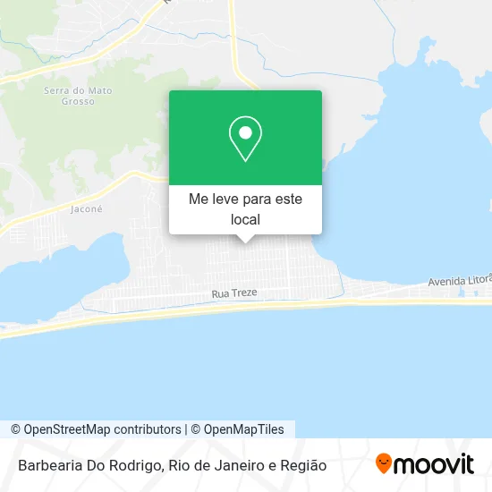 Barbearia Do Rodrigo mapa