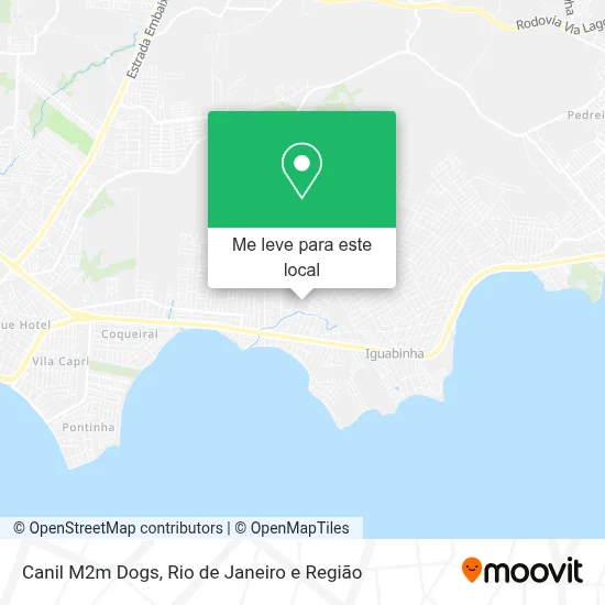 Canil M2m Dogs mapa