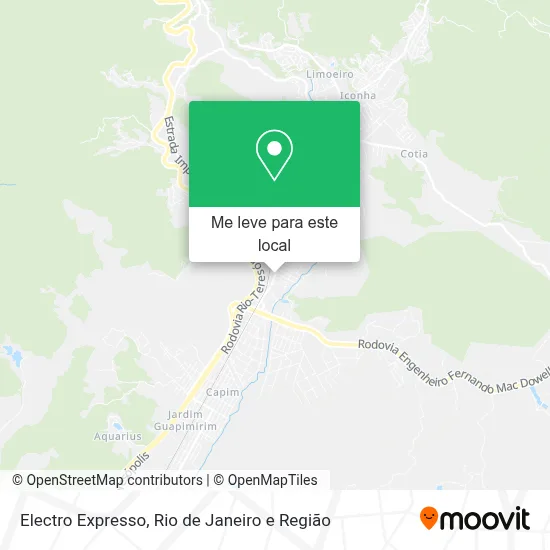 Electro Expresso mapa